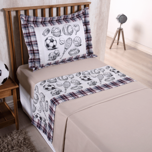 Jogo de Lençol Sport Attack | 300 Fios