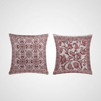 Par Capa de Almofada Grécia | Vermelho