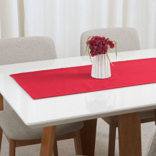 Trilho Caminho de Mesa Classic Noel | Vermelho