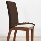 Capa para Cadeira Gel Flex | Kit com 6 | Marrom