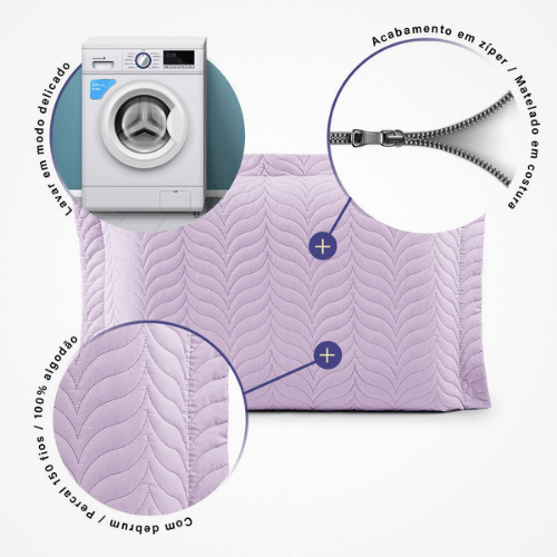 Porta Travesseiro Marbella | Lilás