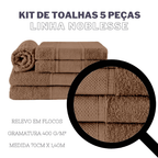 Jogo de Toalhas Noblesse | Marrom