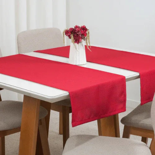 Trilho Caminho de Mesa Classic Noel | Vermelho - Linhas & Lares