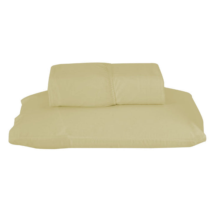 Jogo de Lençol Pure Day | Percal 180 Fios | Solteiro | Amarelo