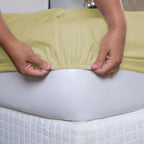 Jogo de Lençol Pure Day | Percal 180 Fios | Solteiro | Amarelo