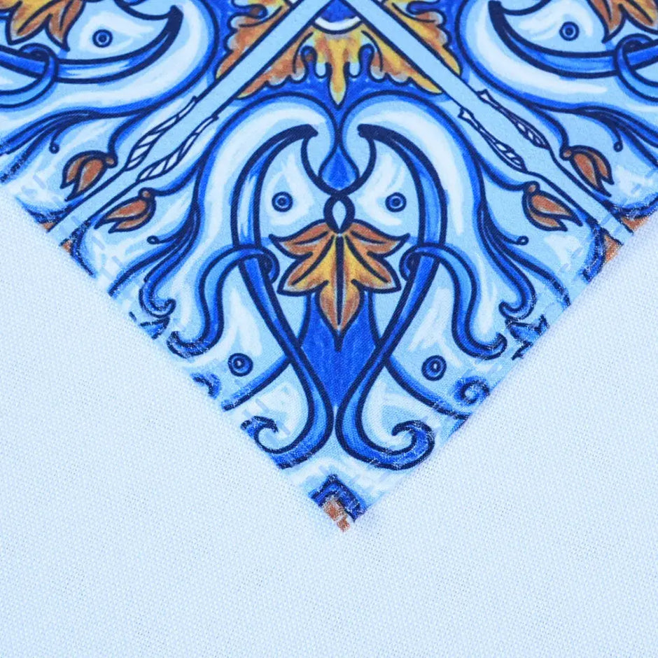 Guardanapo Allegra Herança de Lisboa | 35x35cm | Oxford | Kit para 6 Lugares