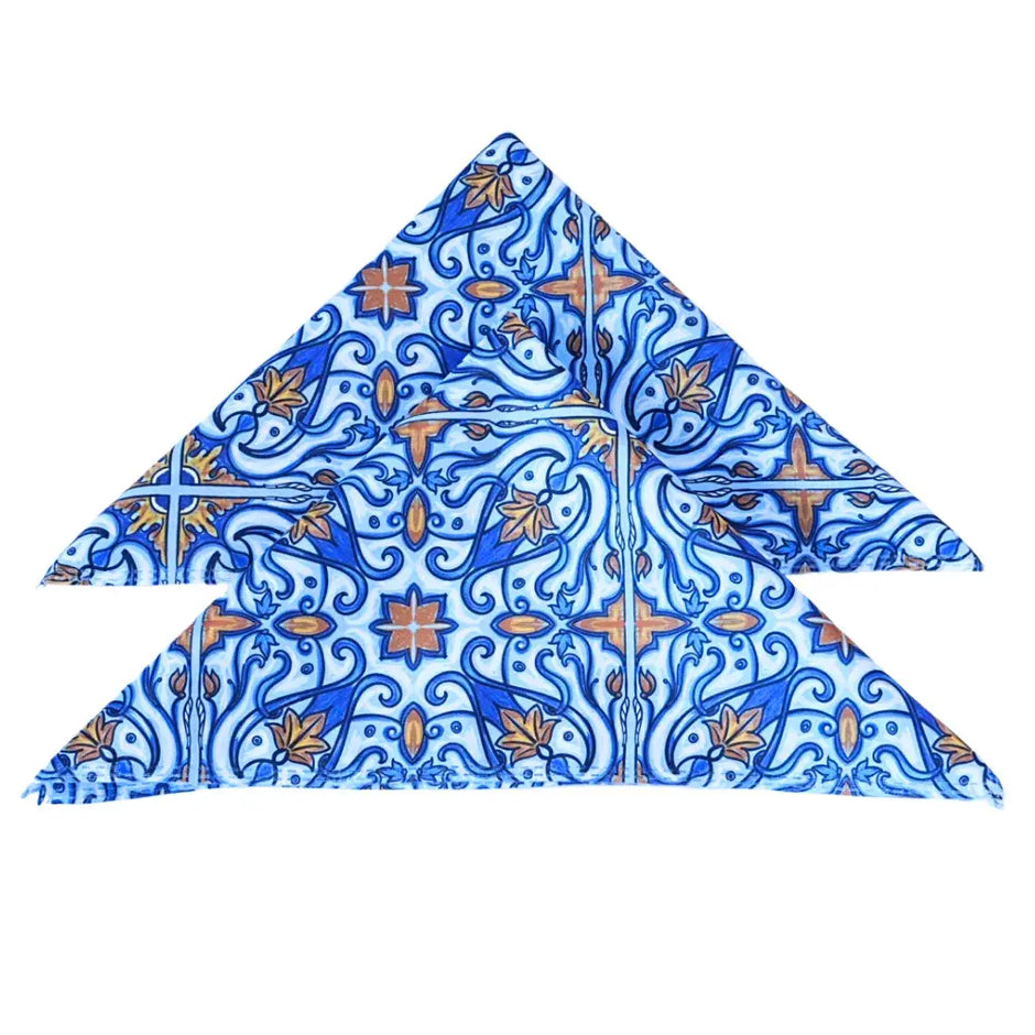 Guardanapo Allegra Herança de Lisboa | 35x35cm | Oxford | Kit para 6 Lugares