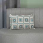 Capa de Almofada | Marrocos Jacquard | Azul