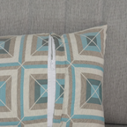 Capa de Almofada | Marrocos Jacquard | Azul