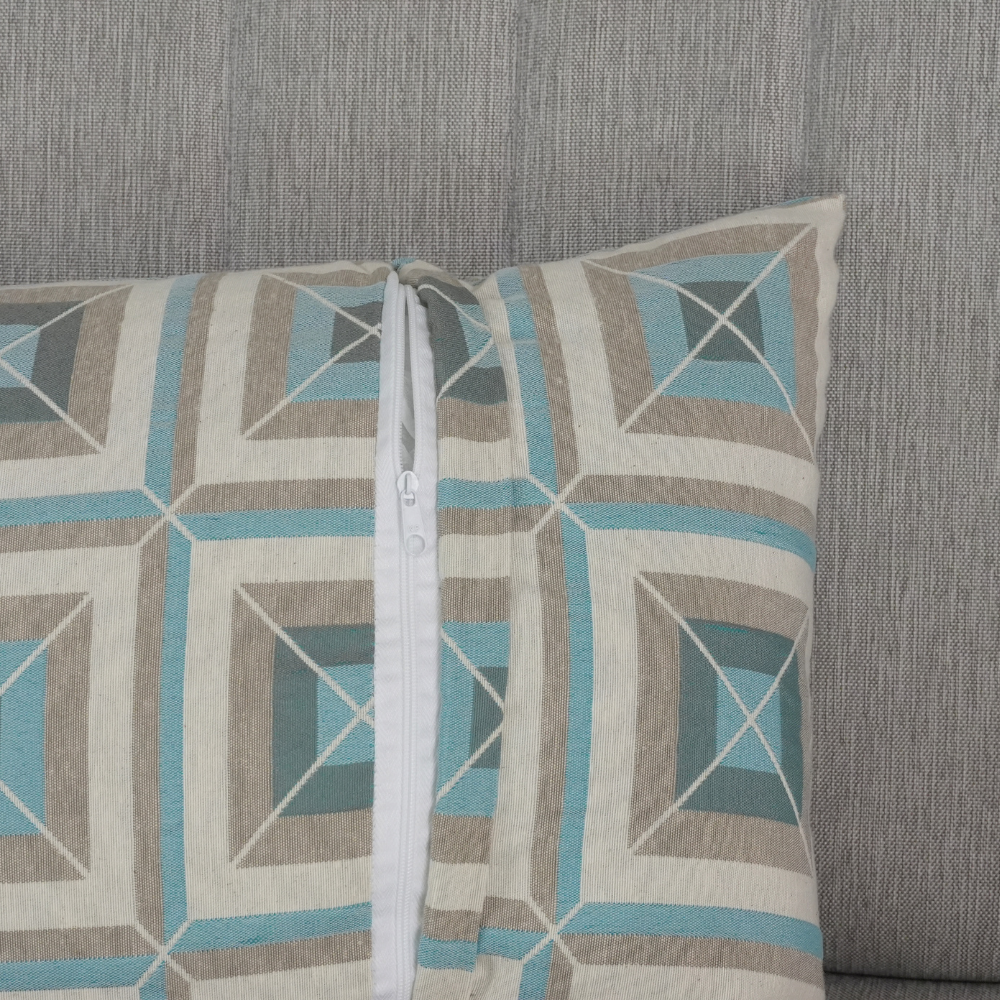 Capa de Almofada | Marrocos Jacquard | Azul