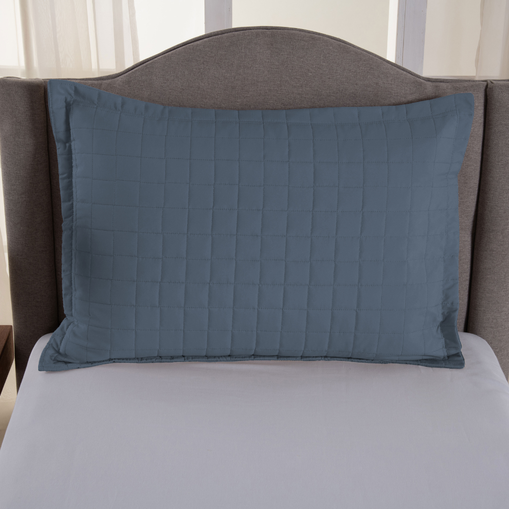 Porta Travesseiro Riviera | 300 Fios | Azul