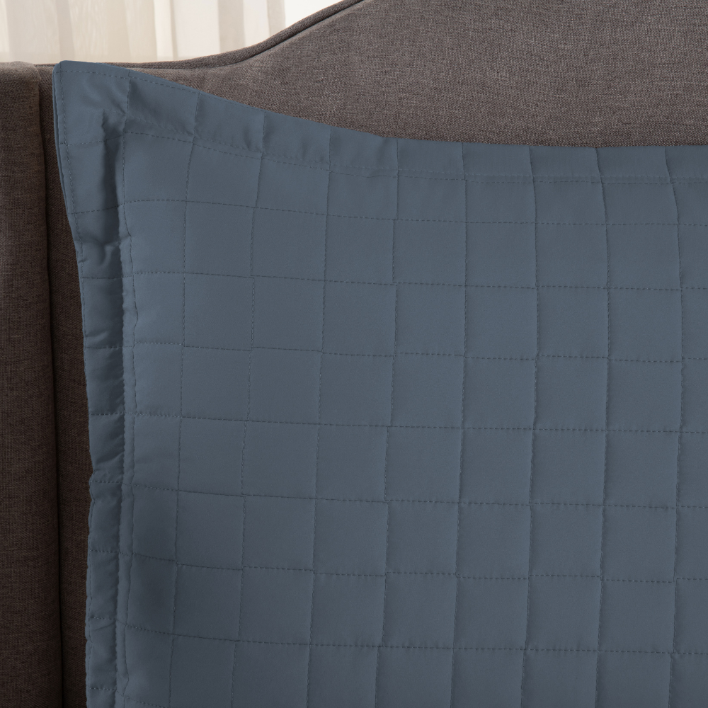 Porta Travesseiro Riviera | 300 Fios | Azul