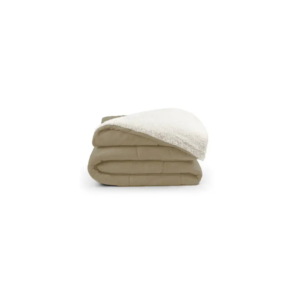 Coberdrom Soft Dreams Sherpa Caramelo | Solteiro