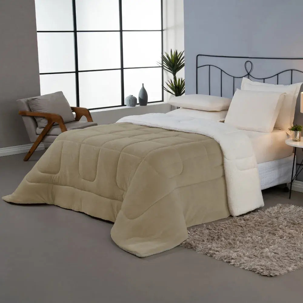 Coberdrom Soft Dreams Sherpa Cogumelo