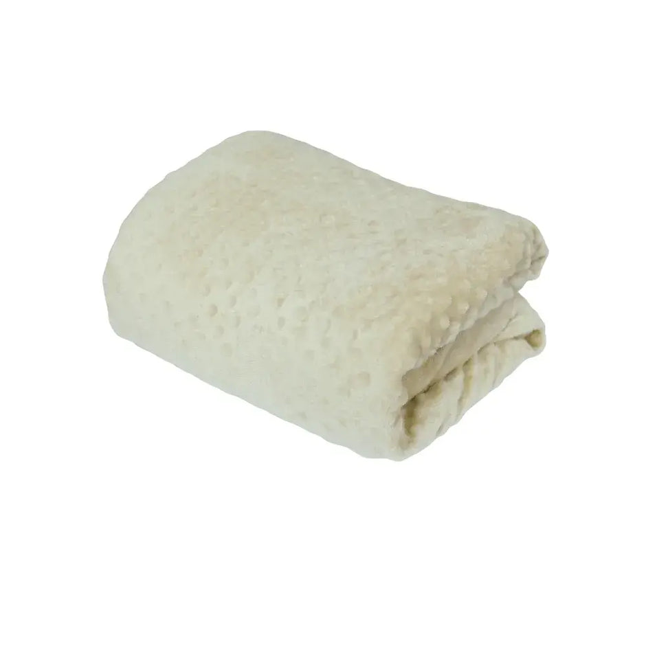 Manta Cobertor Delicatta Fleece Bolinha | Areia