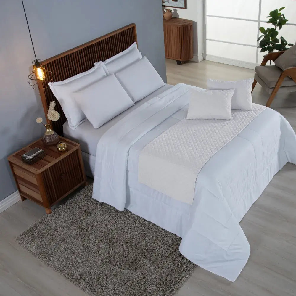 Peseira Comfort Matelado ultrassônico Alabastro | Kit 5 Peças