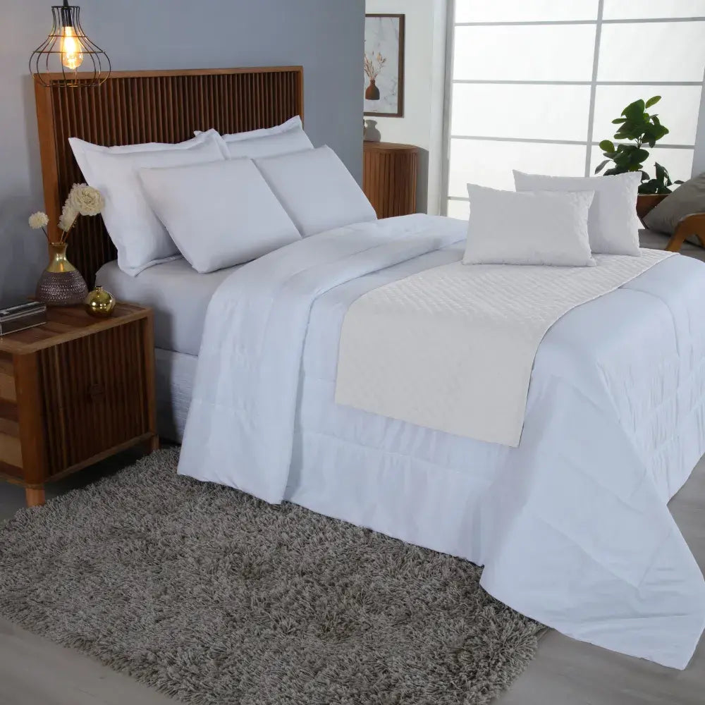Peseira Comfort Matelado ultrassônico Alabastro | Kit 5 Peças