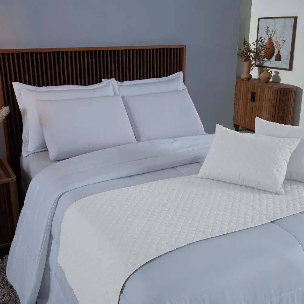 Peseira Comfort Matelado ultrassônico Alabastro | Kit 5 Peças