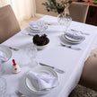 Toalha de Mesa Nuance | Branca | 4 à 10 Lugares - Linhas & Lares