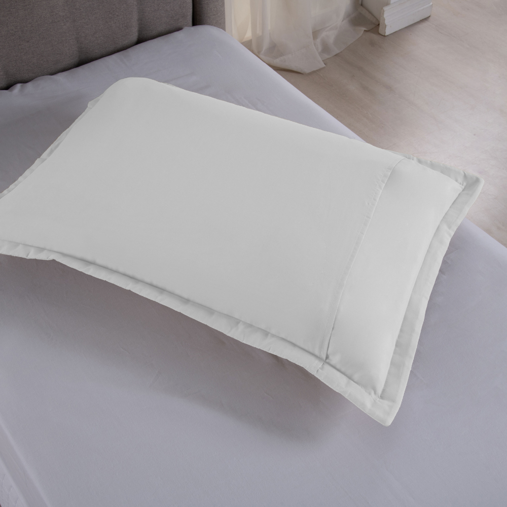 Porta Travesseiro Riviera | 300 Fios | Branco