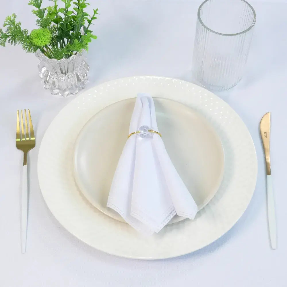 Guardanapo Clean Decor | 35x35cm | Oxford | Kit para 6 Lugares
