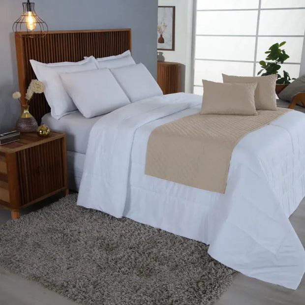 Peseira Comfort Matelado ultrassônico Natural | Kit 5 Peças