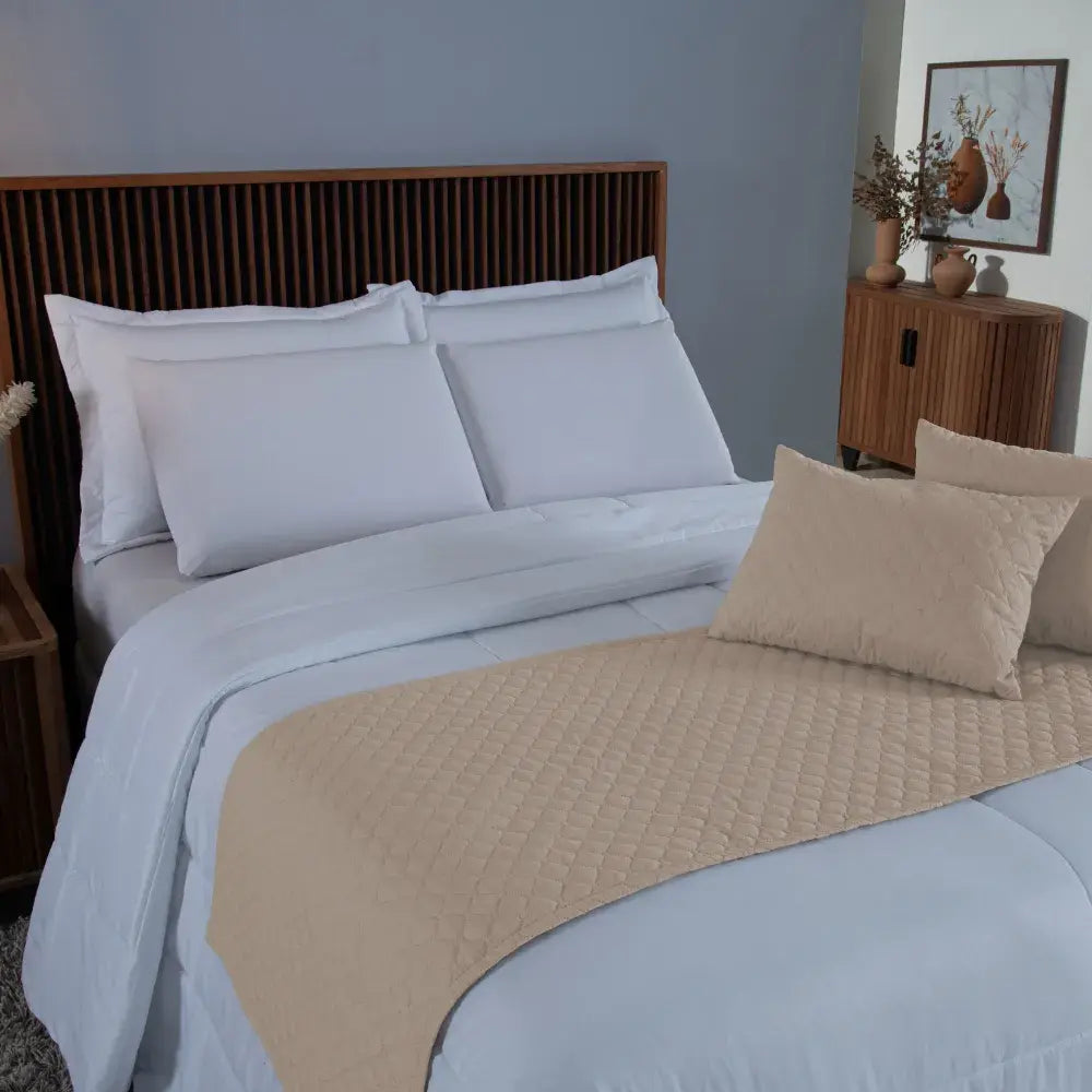 Peseira Comfort Matelado ultrassônico Natural | Kit 5 Peças