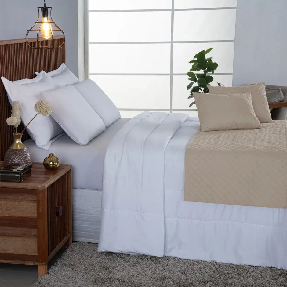 Peseira Comfort Matelado ultrassônico Natural | Kit 5 Peças