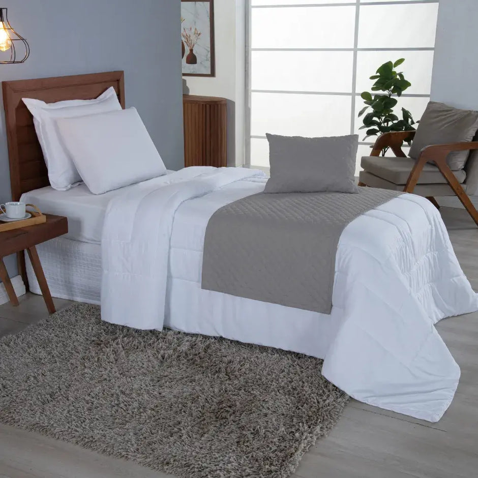 Peseira Comfort Concreto | Kit 3 Peças