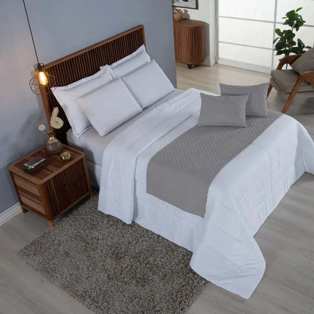 Peseira Comfort Matelado ultrassônico Concreto | Kit 5 Peças