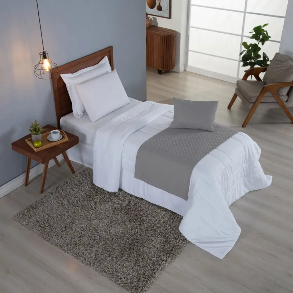 Peseira Comfort Concreto | Kit 3 Peças