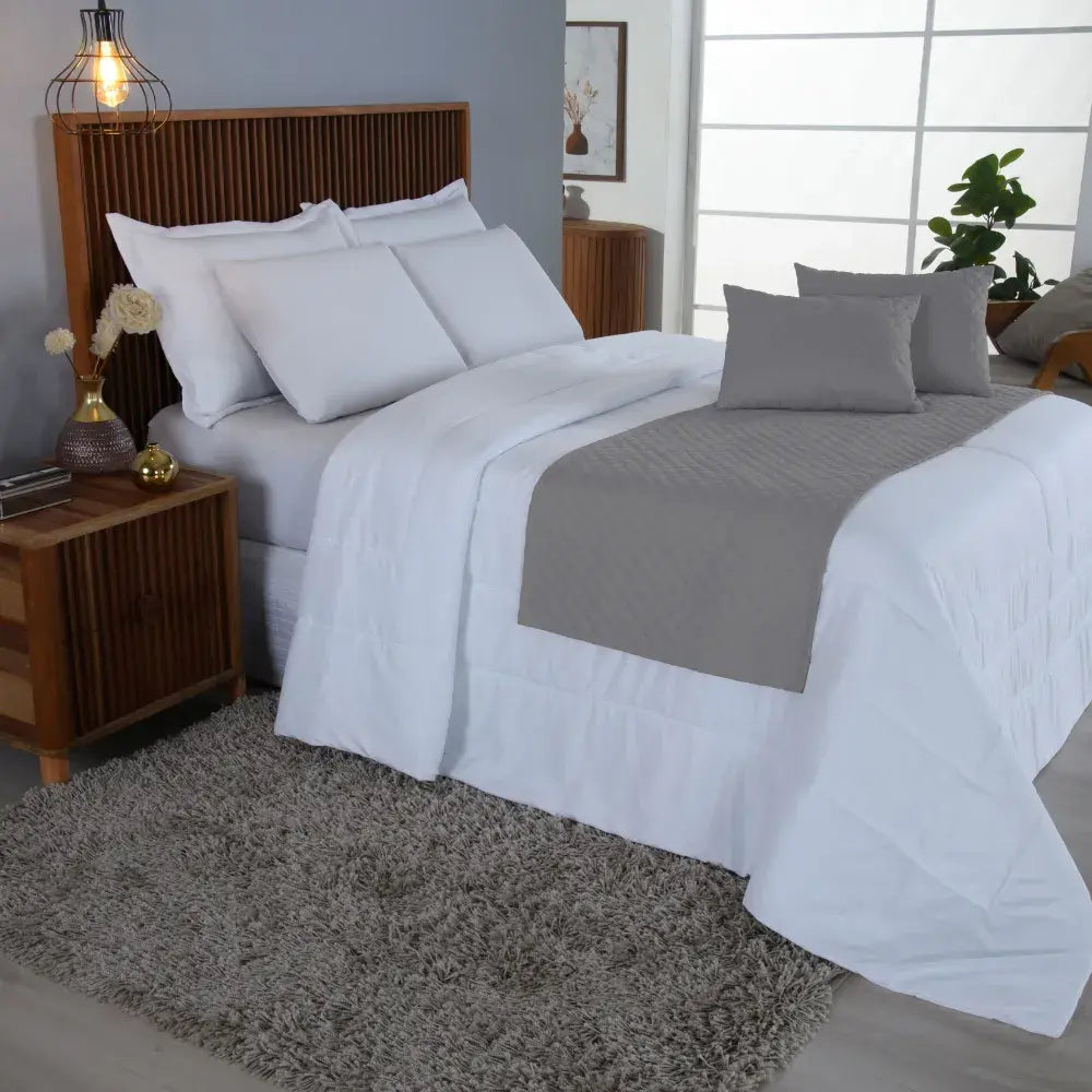 Peseira Comfort Matelado ultrassônico Concreto | Kit 5 Peças
