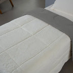 Coberdrom Soft Dreams Sherpa Cinza | Solteiro