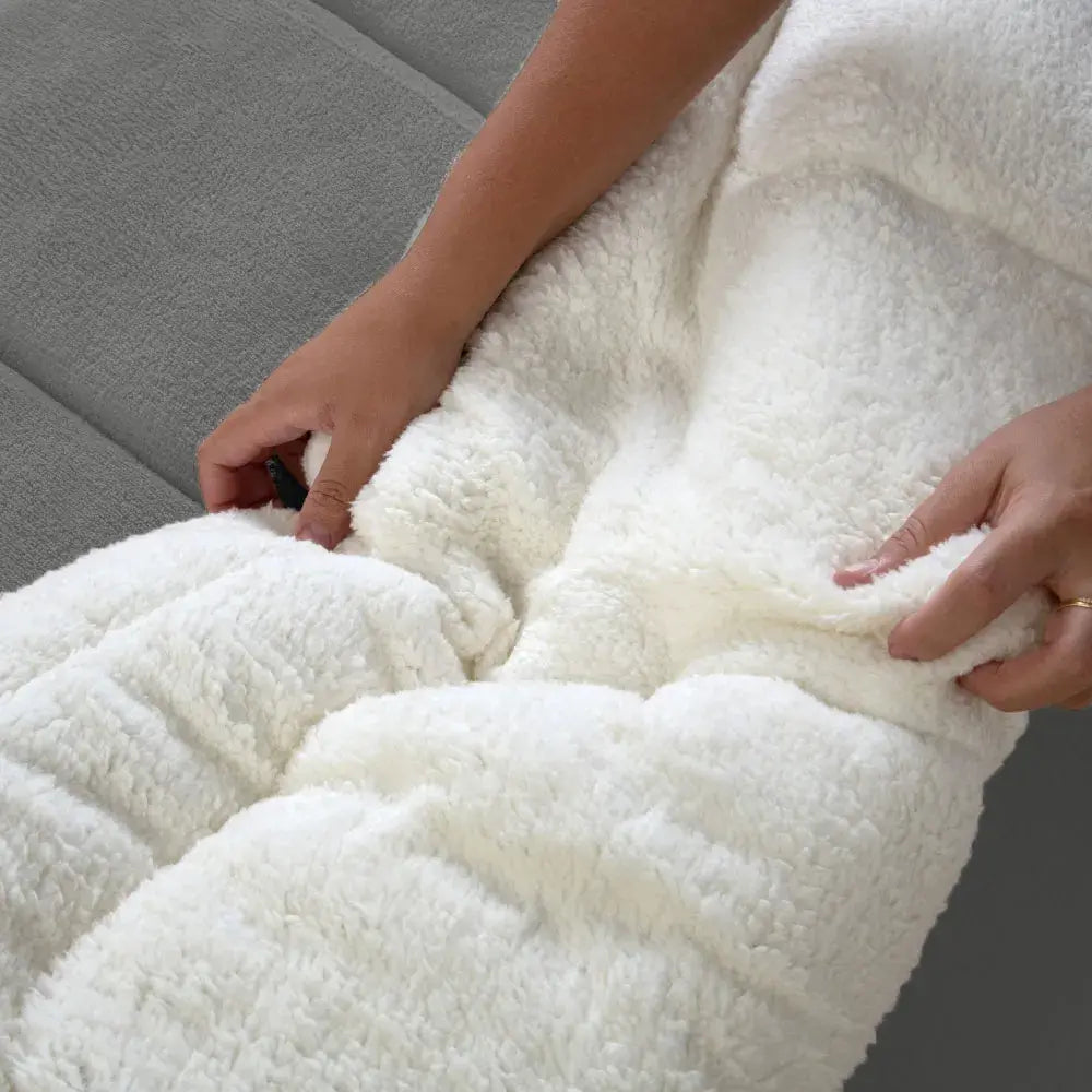 Coberdrom Soft Dreams Sherpa Cinza | Solteiro