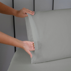 Jogo de Lençol Pure Day | Percal 180 Fios | Solteiro | Cinza