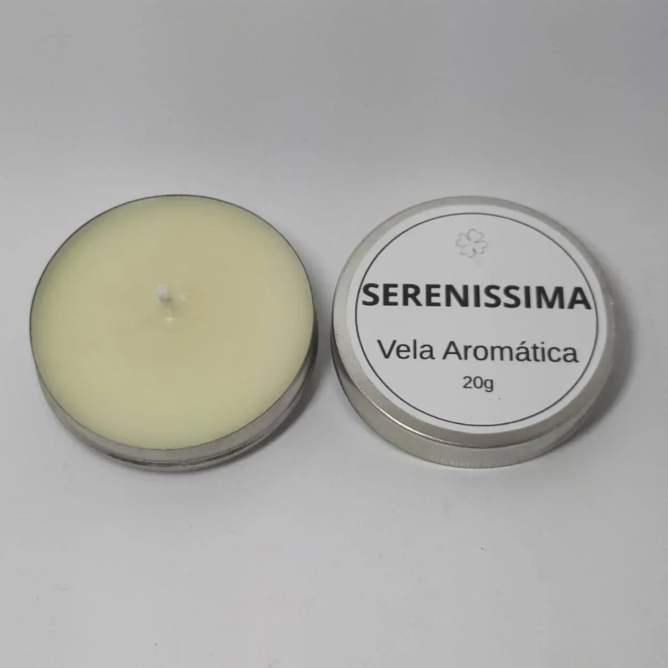Vela Aromática Persolalizável | Bergamota | Kit com 6 - Linhas & Lares