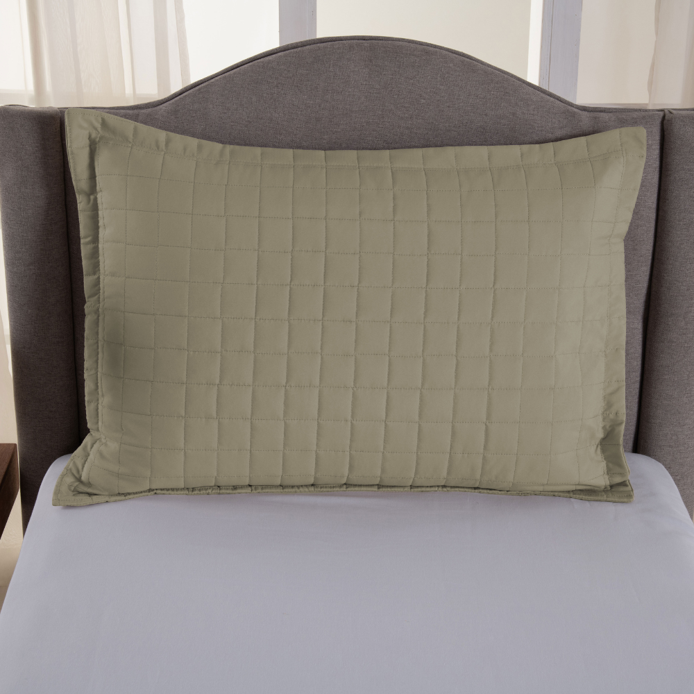 Porta Travesseiro Riviera | 300 Fios | Caqui