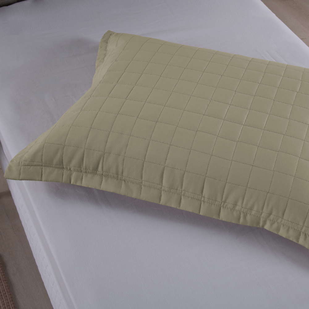 Porta Travesseiro Riviera | 300 Fios | Caqui