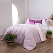 Kit Edredom Quietude Rosa | 400 Fios
