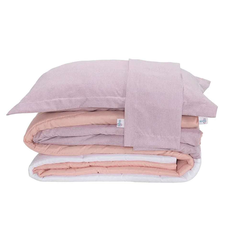 Kit Edredom Quietude Rosa | 400 Fios