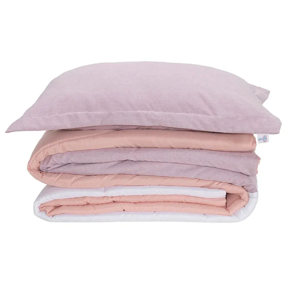 Kit Edredom Quietude Rosa | 400 Fios