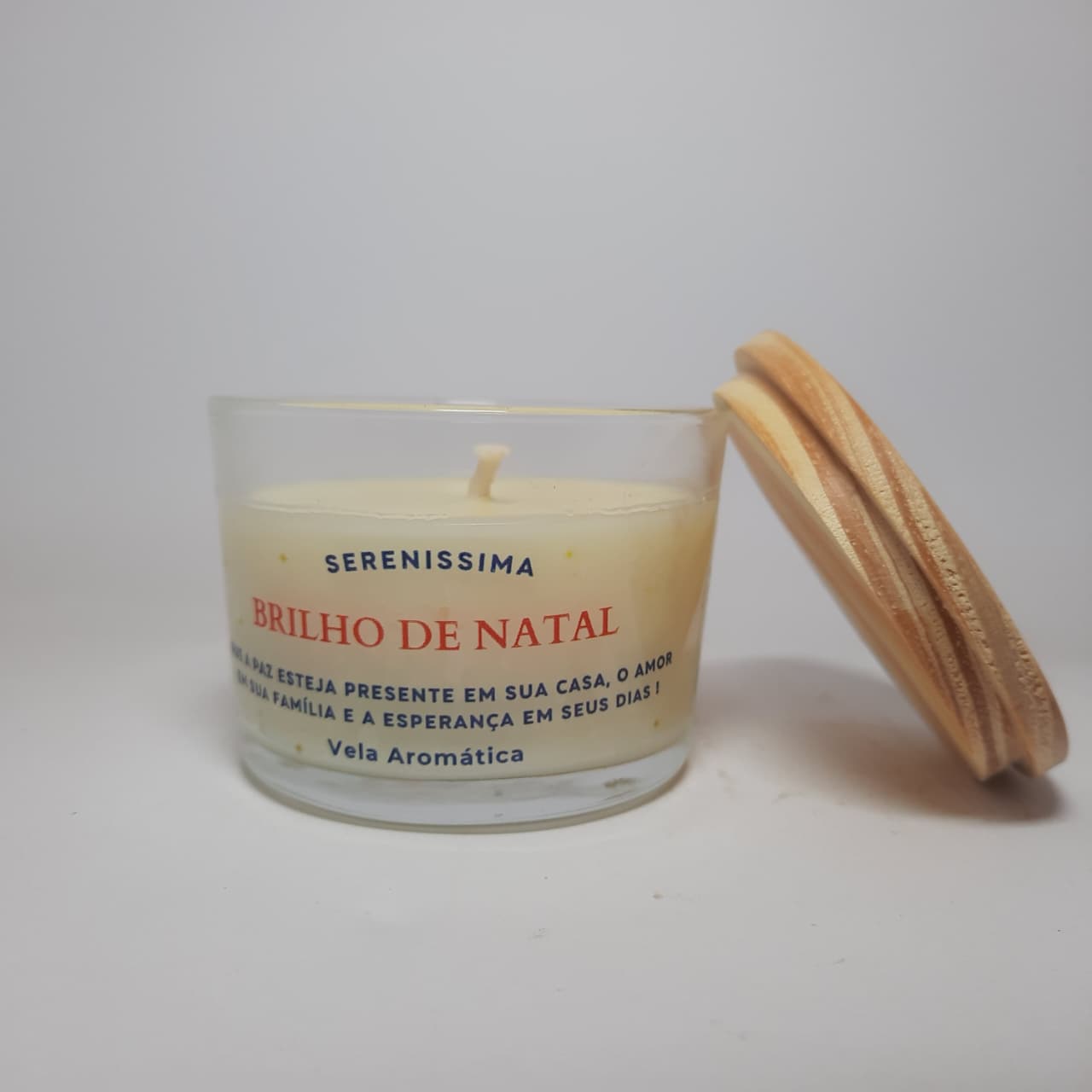 Vela Aromática 120g | Brilho de Natal |   Sândalo