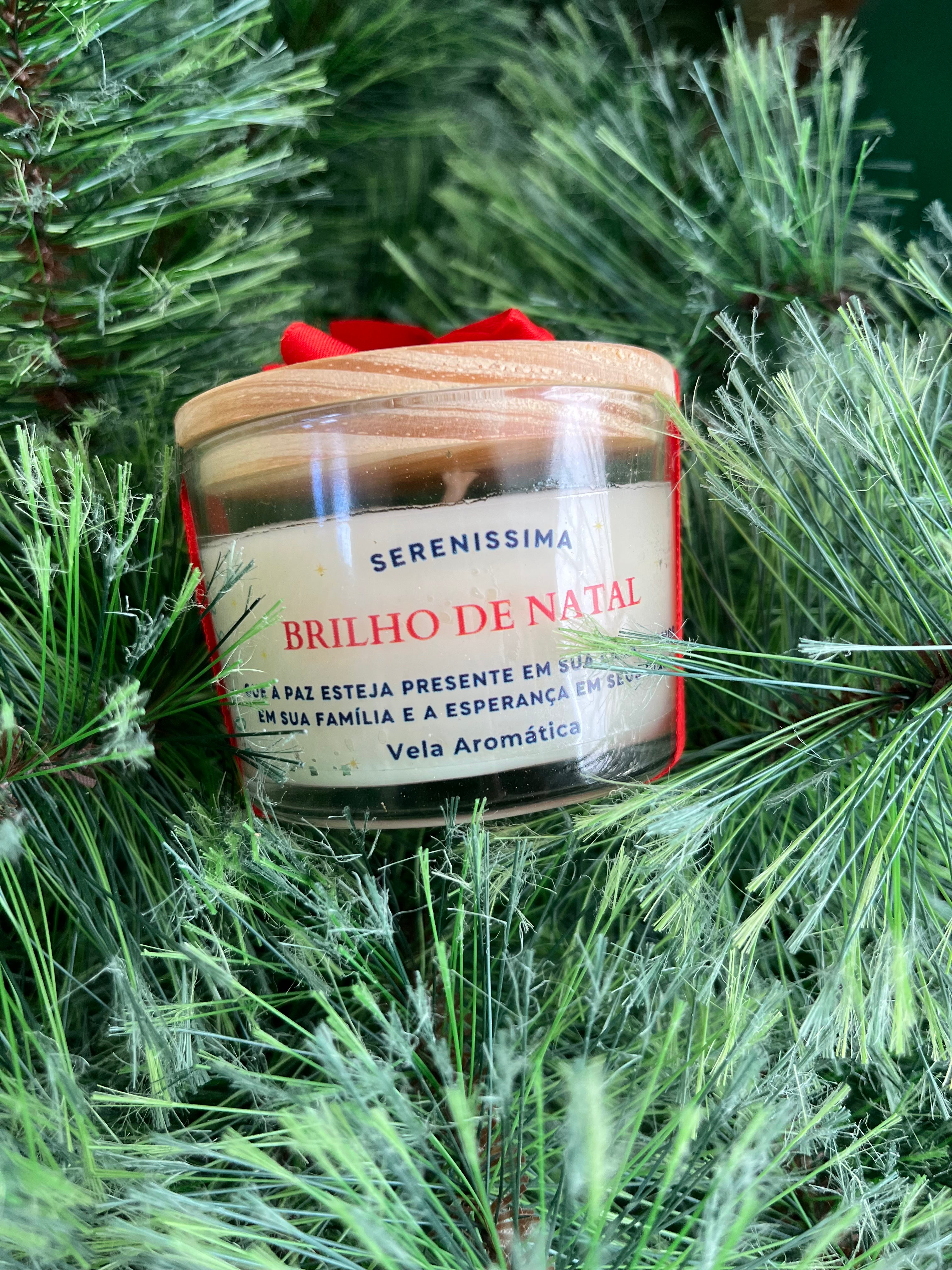 Vela Aromática 120g | Brilho de Natal |   Sândalo