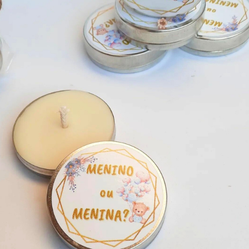 Vela Aromática Persolalizável | Bamboo | Kit com 6