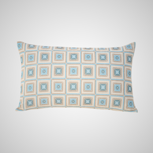 Capa de Almofada | Marrocos Jacquard | Azul