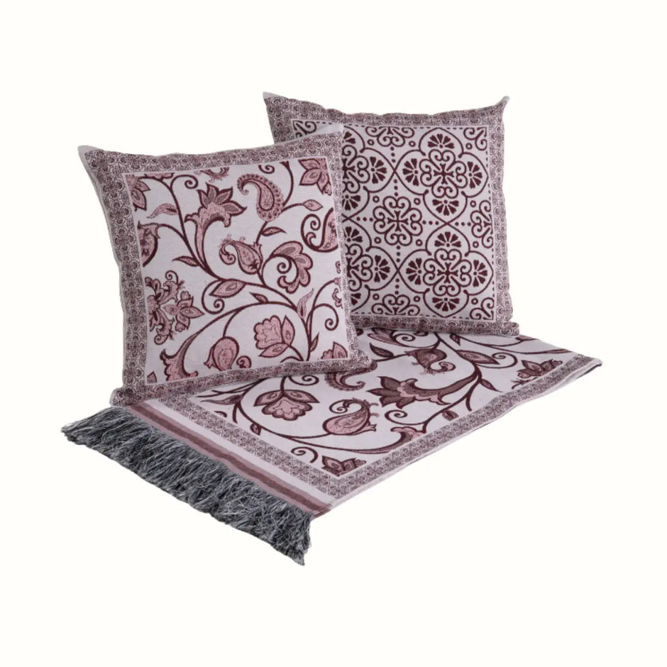 Peseira Grécia Bordeaux | Kit com 5 Peças