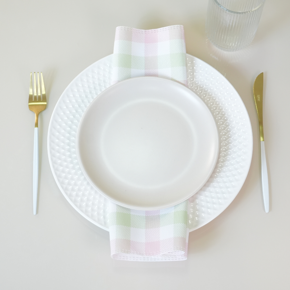 Guardanapo Golden Harmony | Kit Com 10 Peças