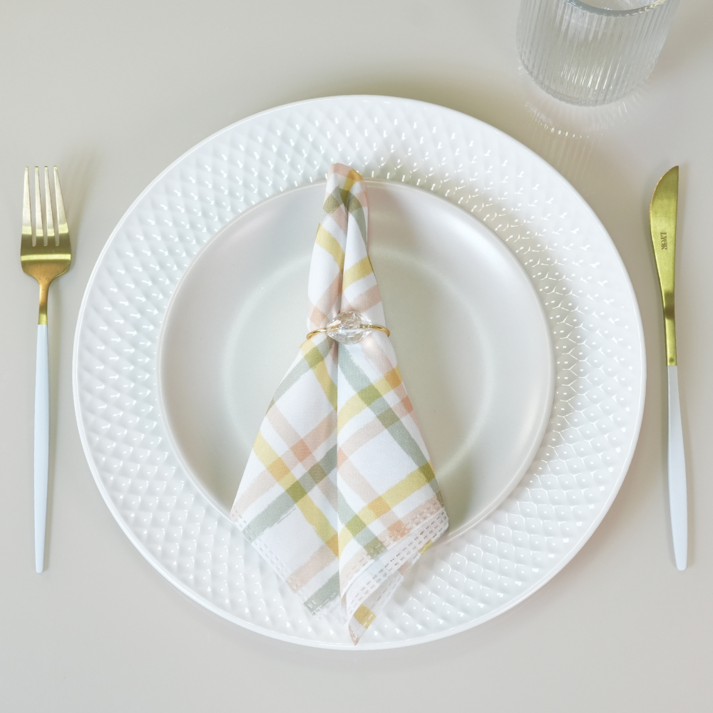 Guardanapo Verde Serena | Kit Com 10 Peças