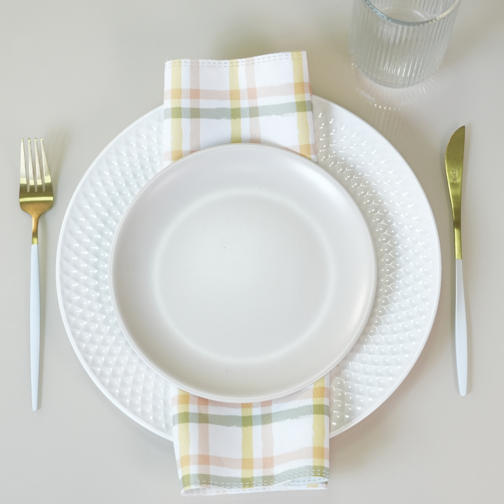 Guardanapo Verde Serena | Kit Com 10 Peças