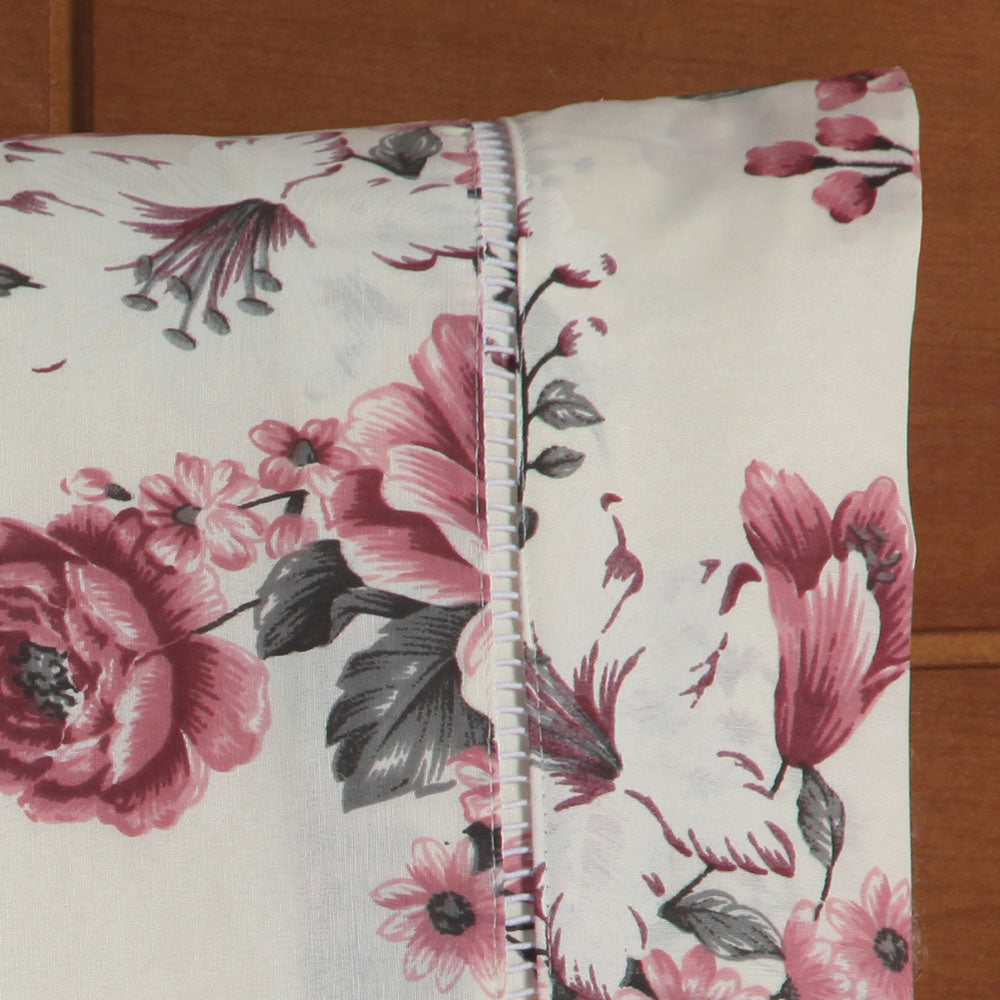 Par De Fronhas Esmeralda | 150 Fios | 100% Algodão | Rosê